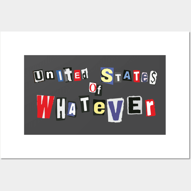 "US OF WHATEVER" Wall Art by Dmitry_Buldakov